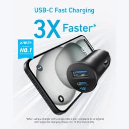 Anker Car Charger 30W 1C 1A - Black A2741H11