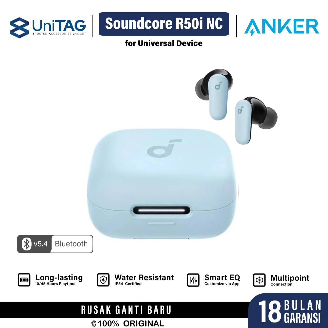 Anker TWS Soundcore R50i NC - Blue A3959H31