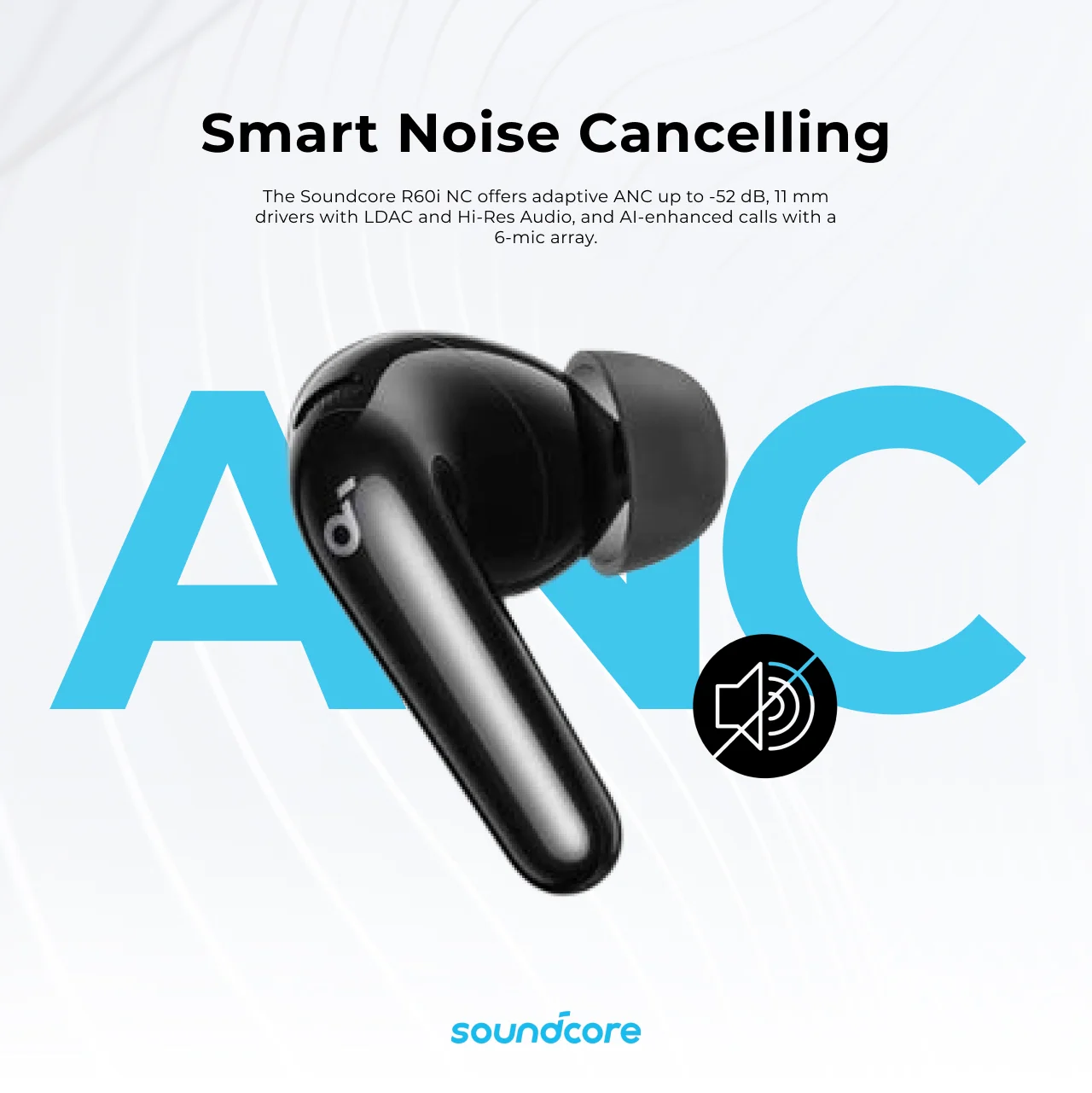 Anker TWS Soundcore R60i NC - Black D1202H11