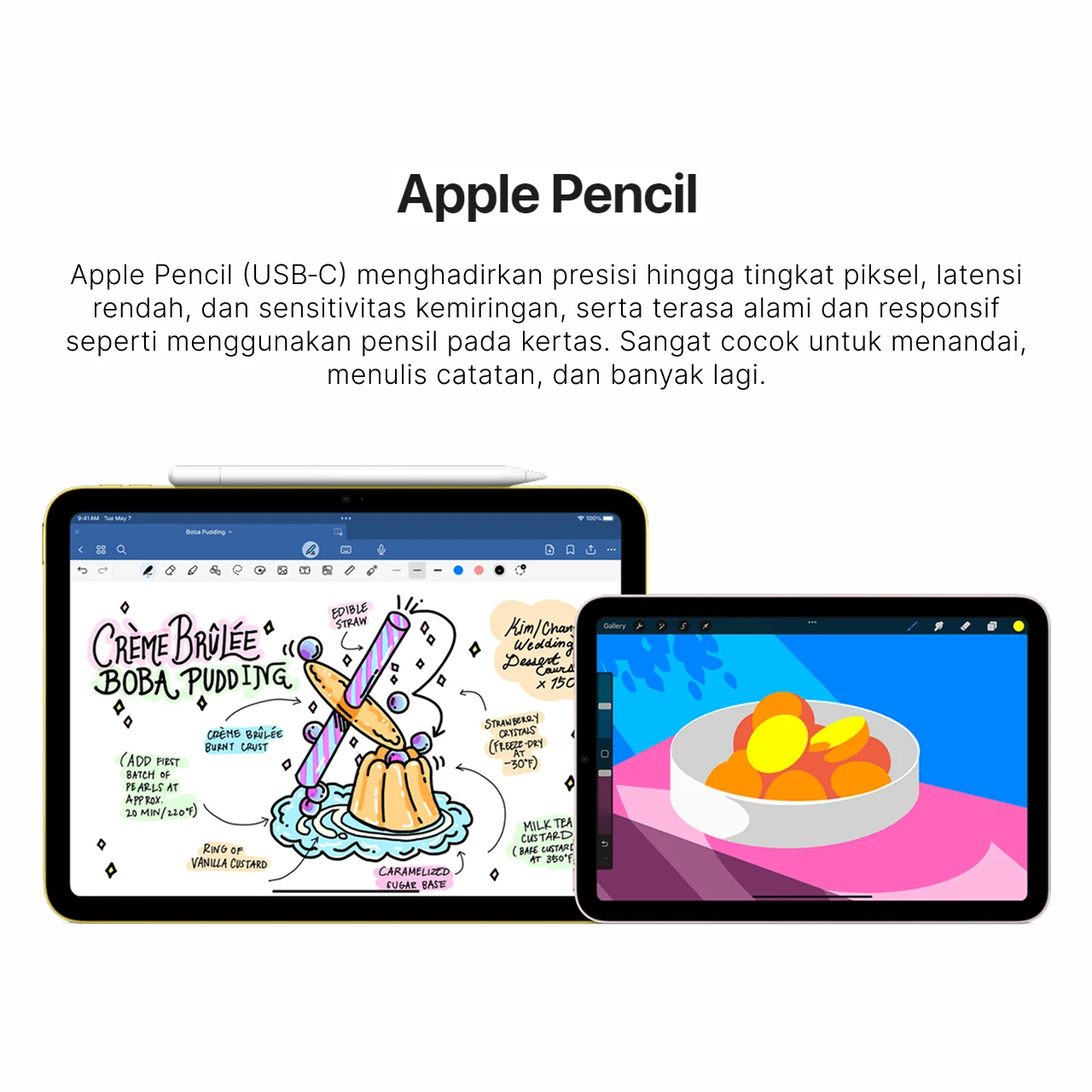 Apple Pencil Pro For iPad - White