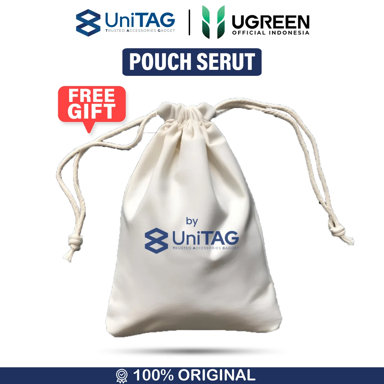 Free Gift Pouch Serut Campaign UniTAG