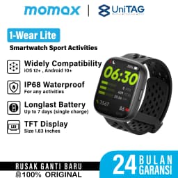 Momax Smart Watch 1-Wear Lite - Black SW1SD