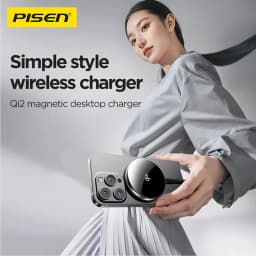 Pisen Wireless Charger Qi2 15W - Black TP-C56