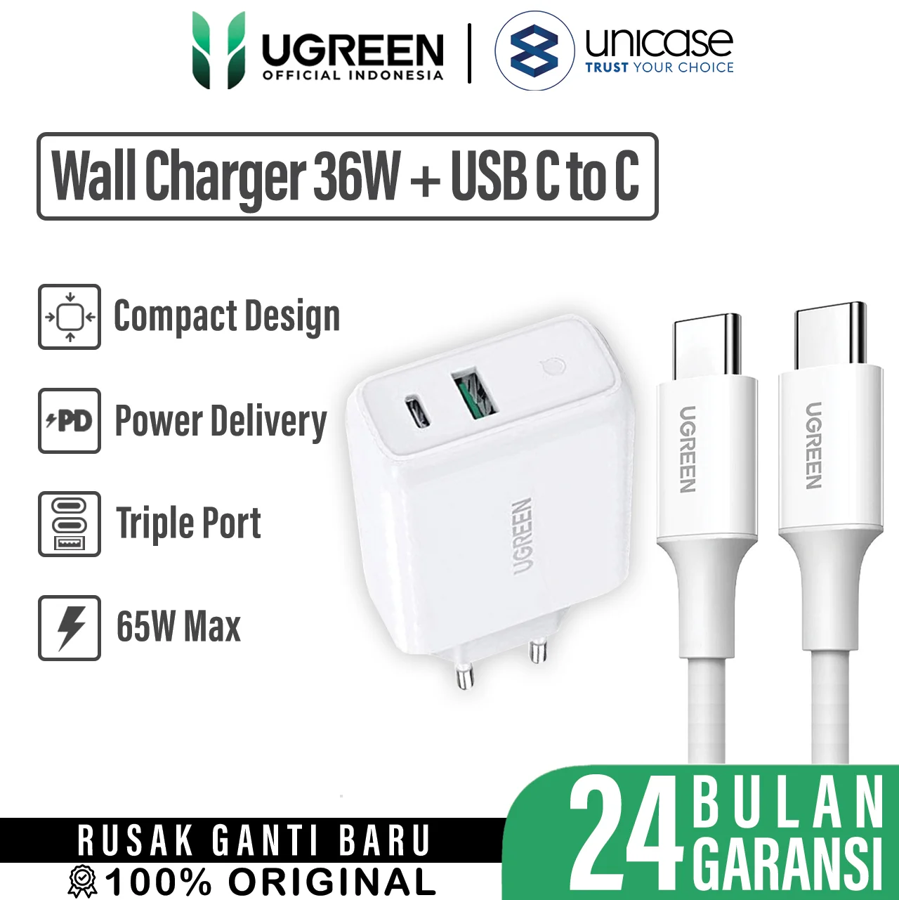UGREEN CD170 + Cable C to C 1m US264