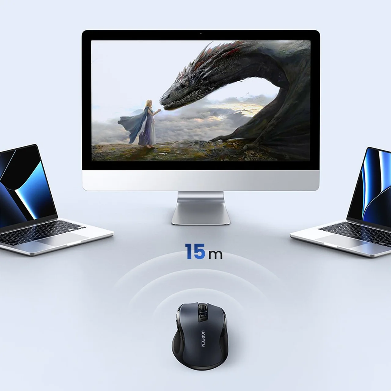 UGREEN Mouse Wireless - Green MU105 90672-1