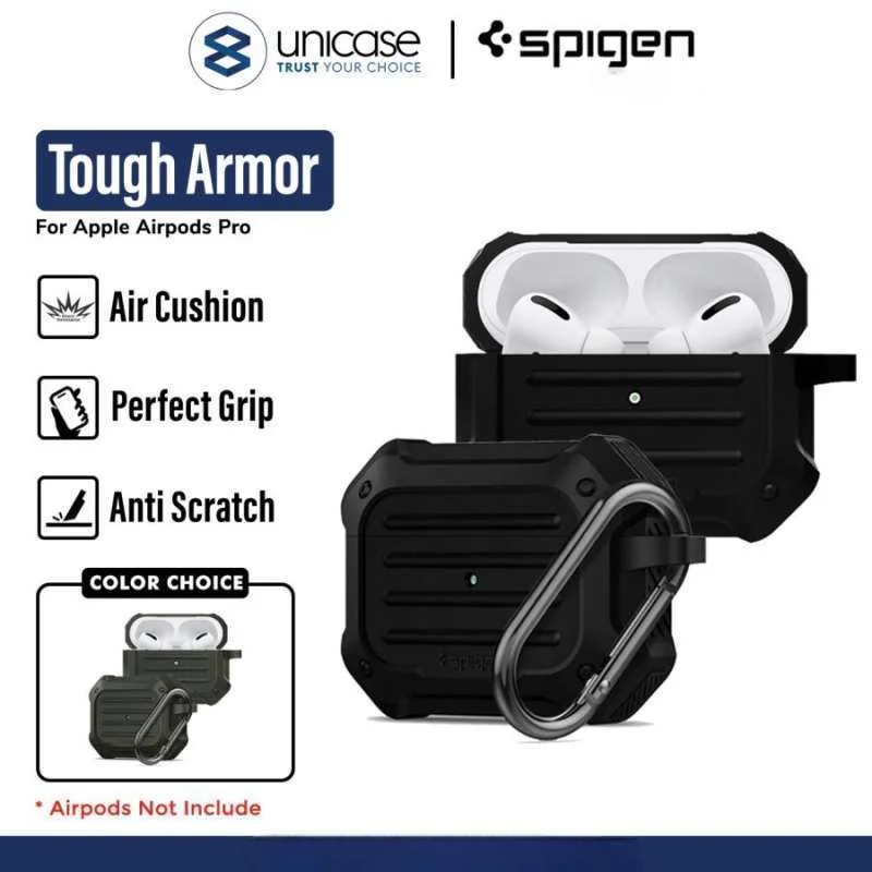 Apple Airpods Pro Case Spigen Tough Armor Anti Shock Original Casing