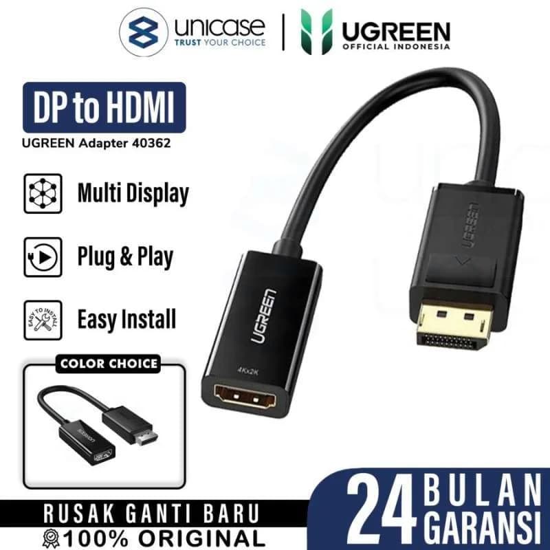 Cable Adapter Display Port /DP to HDMI UGREEN 4K 1080p Converter kabel