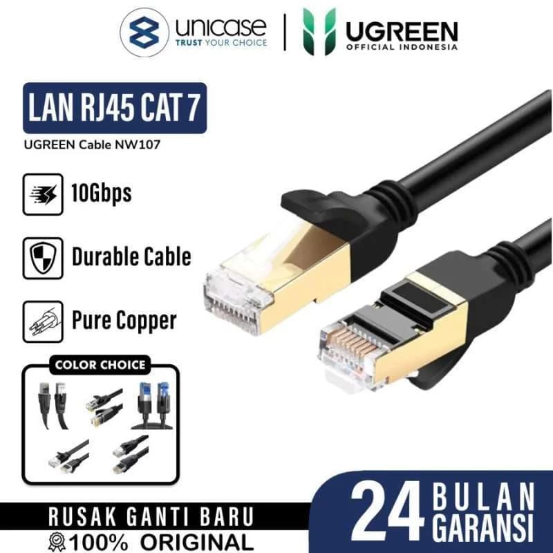 Cable LAN CAT 7 RJ45 UGREEN Ethernet 10Gbps 600Mhz FTP Internet Kabel