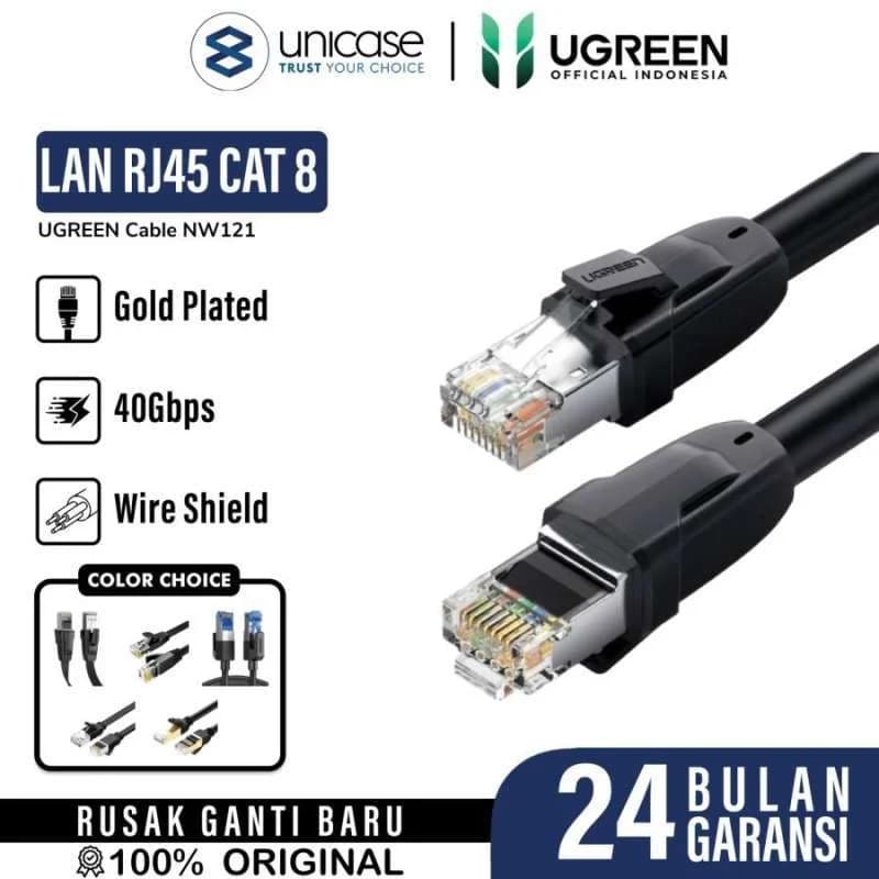Cable LAN RJ45 CAT 8 UGREEN Ethernet CLASS S/FTP Round UTP High Speed