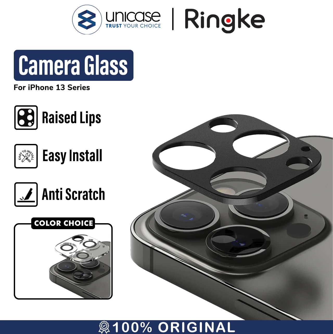 Camera Lens iPhone 13 Pro Max 13 Mini Ringke Camera Glass Protector