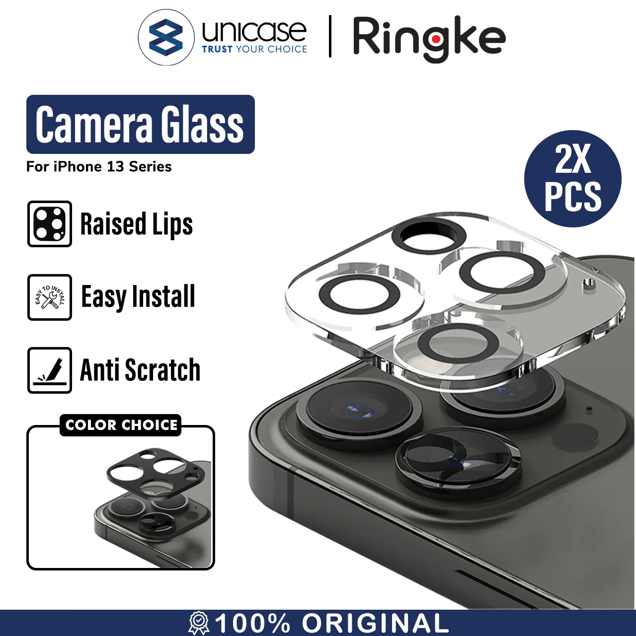 Camera Lens iPhone 13 Pro Max 13 Mini Ringke Camera Glass Protector