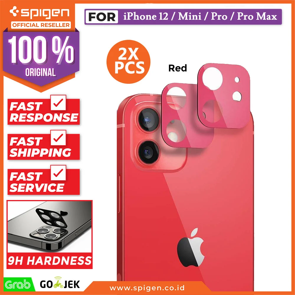 Camera Lens Protector iPhone 12 Pro Max 12 Mini Spigen GlastR Tempered