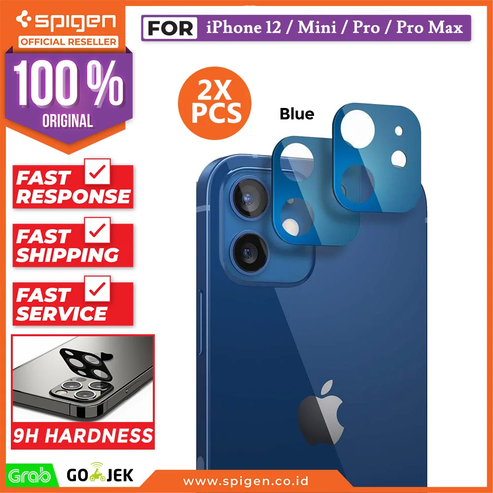 Camera Lens Protector iPhone 12 Pro Max 12 Mini Spigen GlastR Tempered