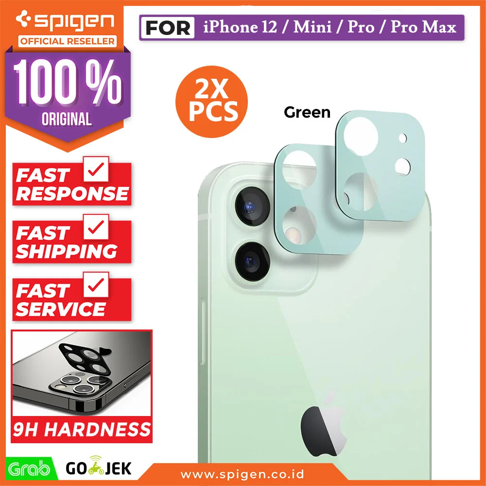 Camera Lens Protector iPhone 12 Pro Max 12 Mini Spigen GlastR Tempered