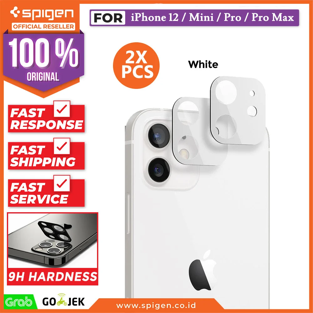 Camera Lens Protector iPhone 12 Pro Max 12 Mini Spigen GlastR Tempered