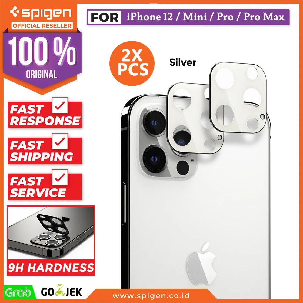 Camera Lens Protector iPhone 12 Pro Max 12 Mini Spigen GlastR Tempered