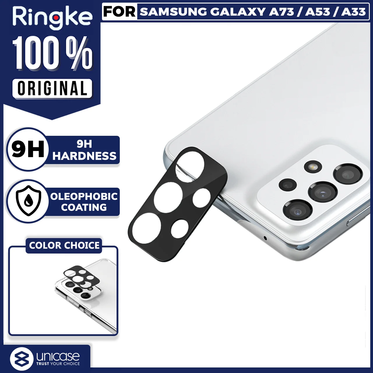 Camera Lens Protector Samsung Galaxy A73/A53/A33 Ringke Styling Glass