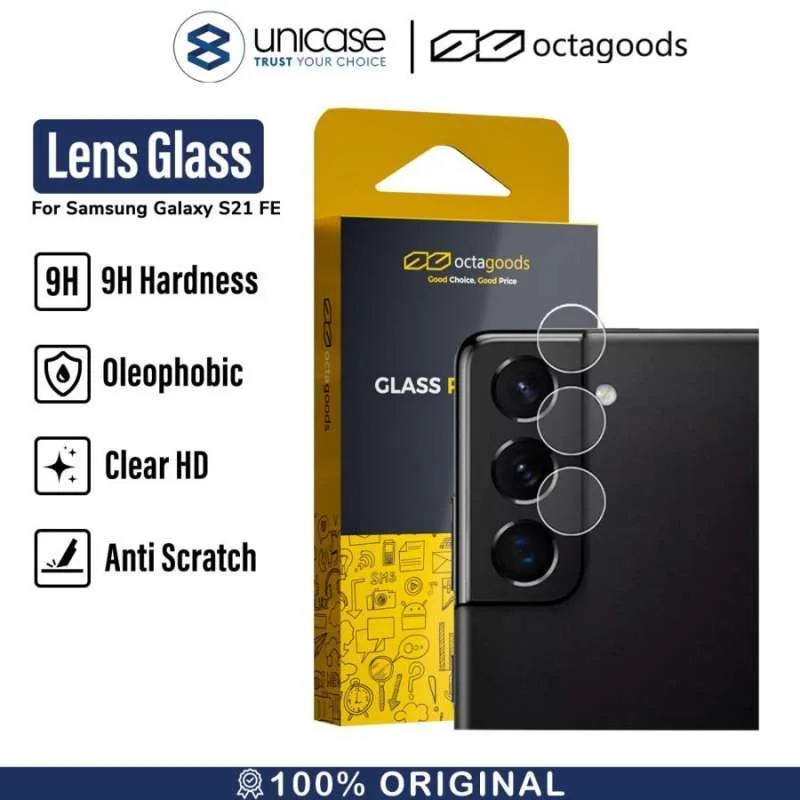 Camera Lens Tempered Glass Samsung Galaxy S21 FE 5G OctaGoods Clear