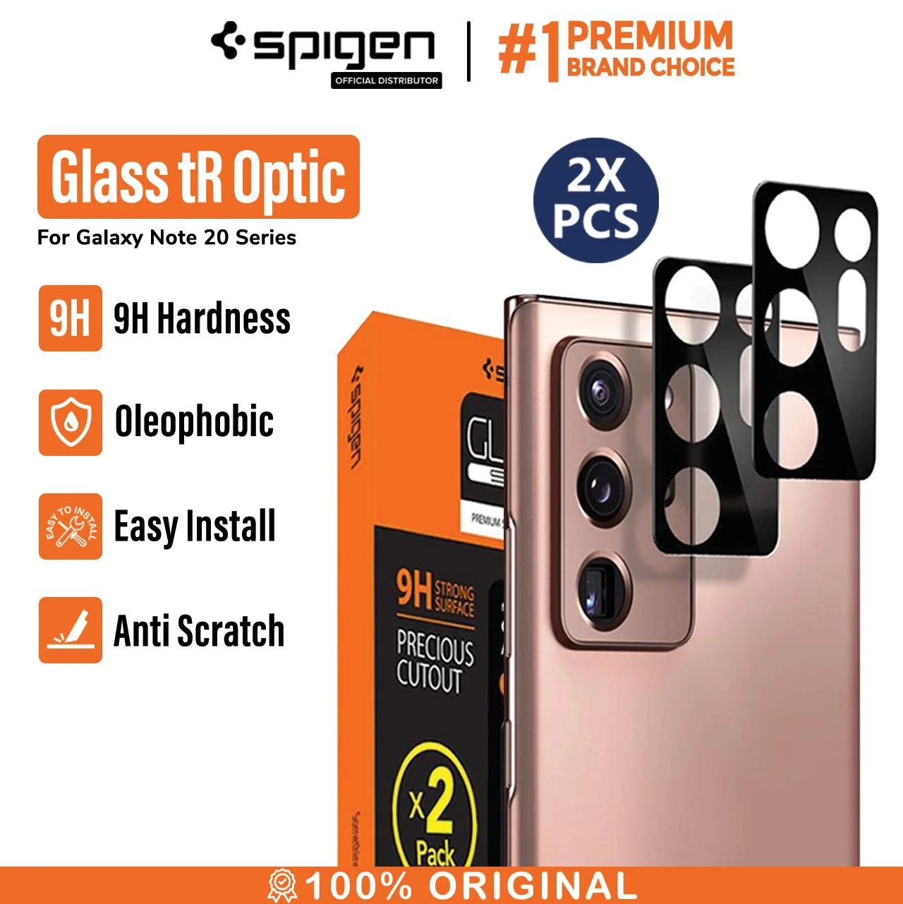 Camera Tempered Glass Samsung Galaxy Note 20/Ultra Spigen Glas tR Slim