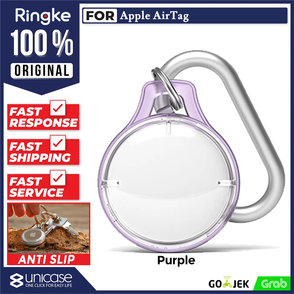 Case AirTag Ringke Slim Gantungan Kunci Hardcase Casing