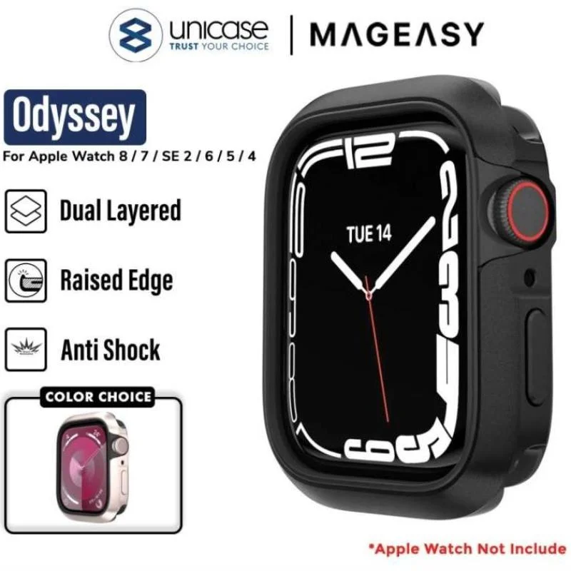 Case Apple Watch 8/7/SE 2 45/44/41/40mm MagEasy Odyssey Cover Casing