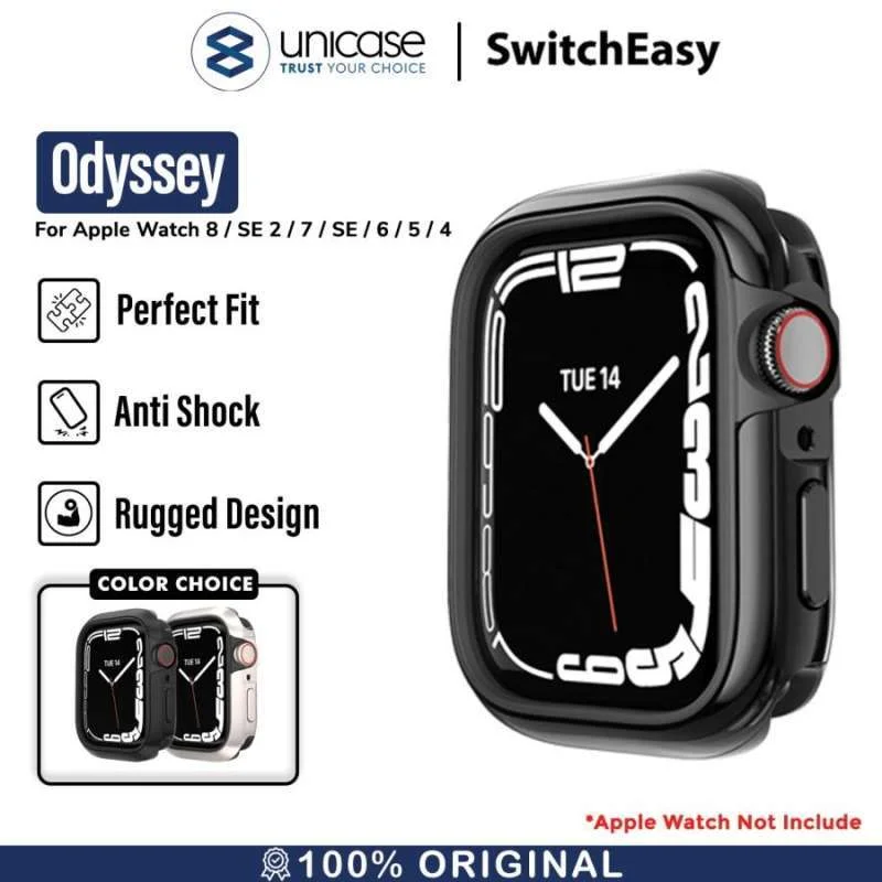 Case Apple Watch 8/7/SE 2 45/44/41/40mm SwitchEasy Odyssey Slim Casing