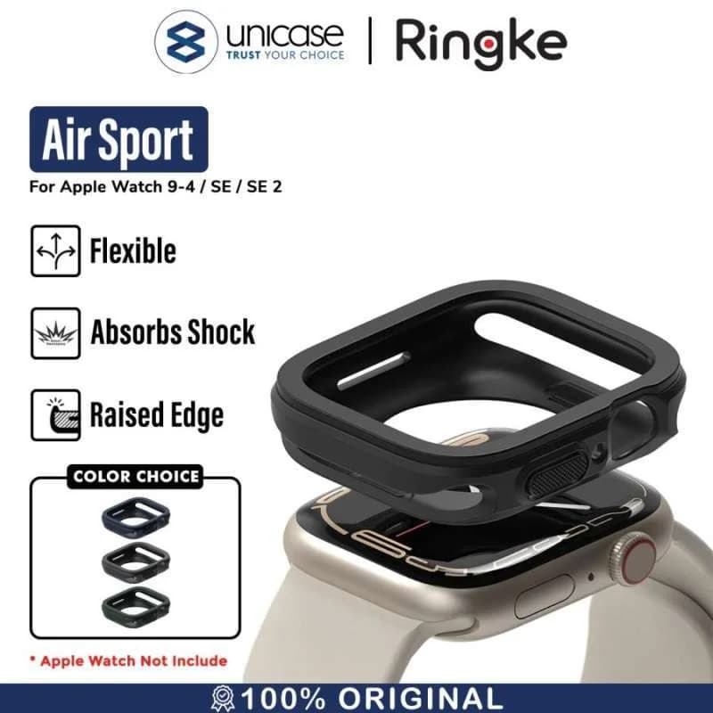 Case Apple Watch 9/8/7/SE 2 45/44/41/40mm Ringke Air Sport Soft Casing