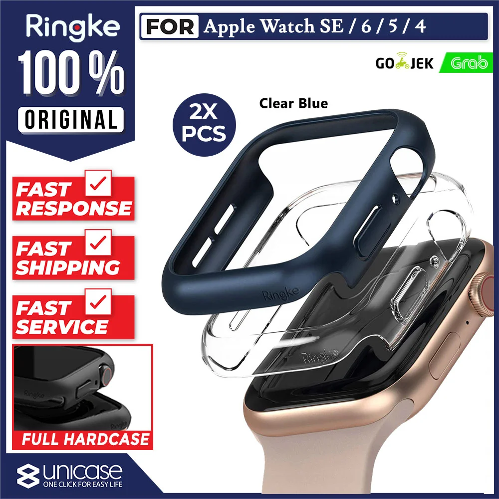Case Apple Watch SE 2/6/5/4 44/40mm Ringke SLIM Thin Hardcase Casing