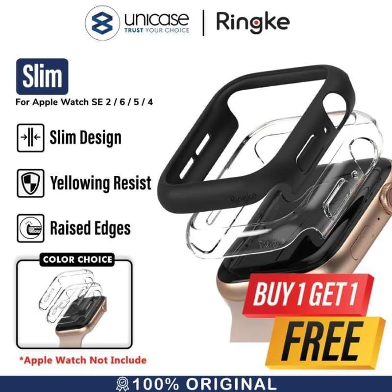 Case Apple Watch SE 2/6/5/4 44/40mm Ringke SLIM Thin Hardcase Casing