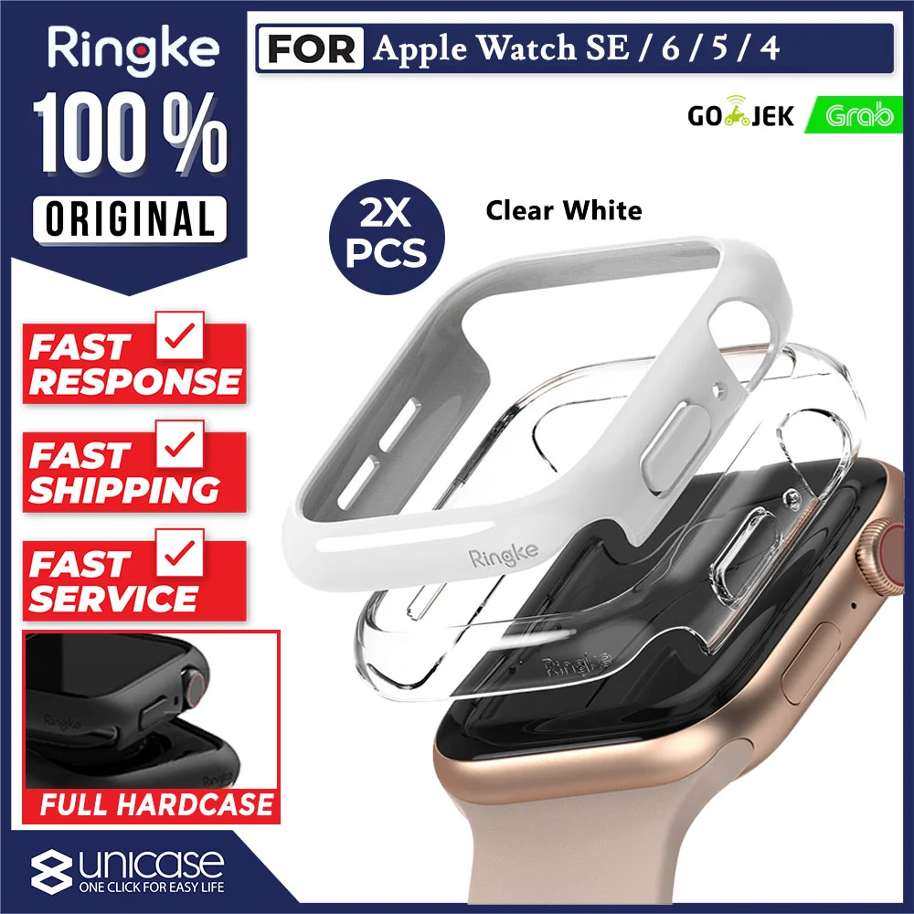 Case Apple Watch SE 2/6/5/4 44/40mm Ringke SLIM Thin Hardcase Casing