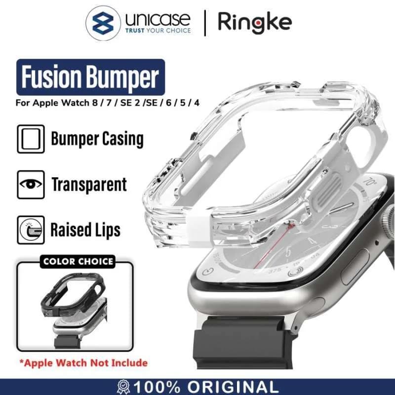 Case Apple Watch Series 9/8/7/SE 45/44mm Ringke Fusion Bumper Casing