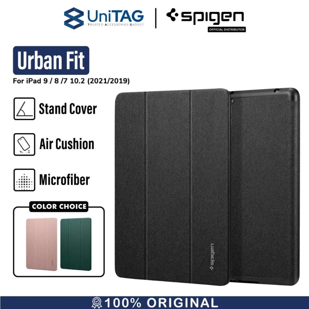 Case for iPad 9 / 8 /7 10.2 (2021/2019) Spigen Urban Fit Flip Cover Casing