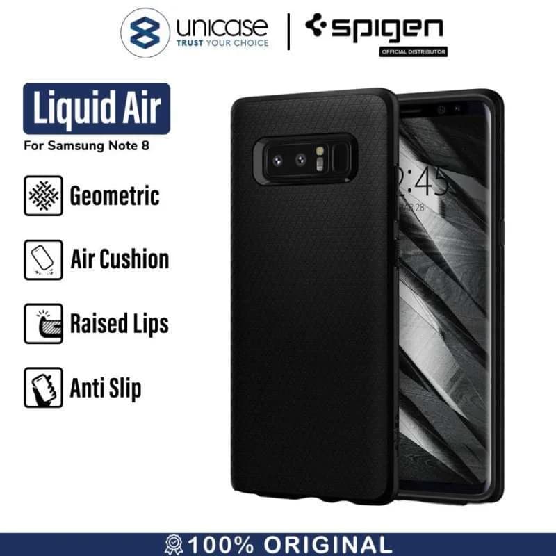 Case Galaxy Note 8 Spigen Liquid Air Softcase Matte Casing