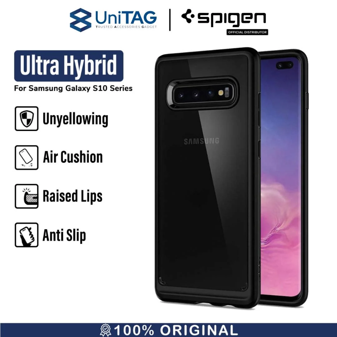 Case Galaxy S10 Plus / S10 Lite Spigen Clear Ultra Hybrid Anti Crack