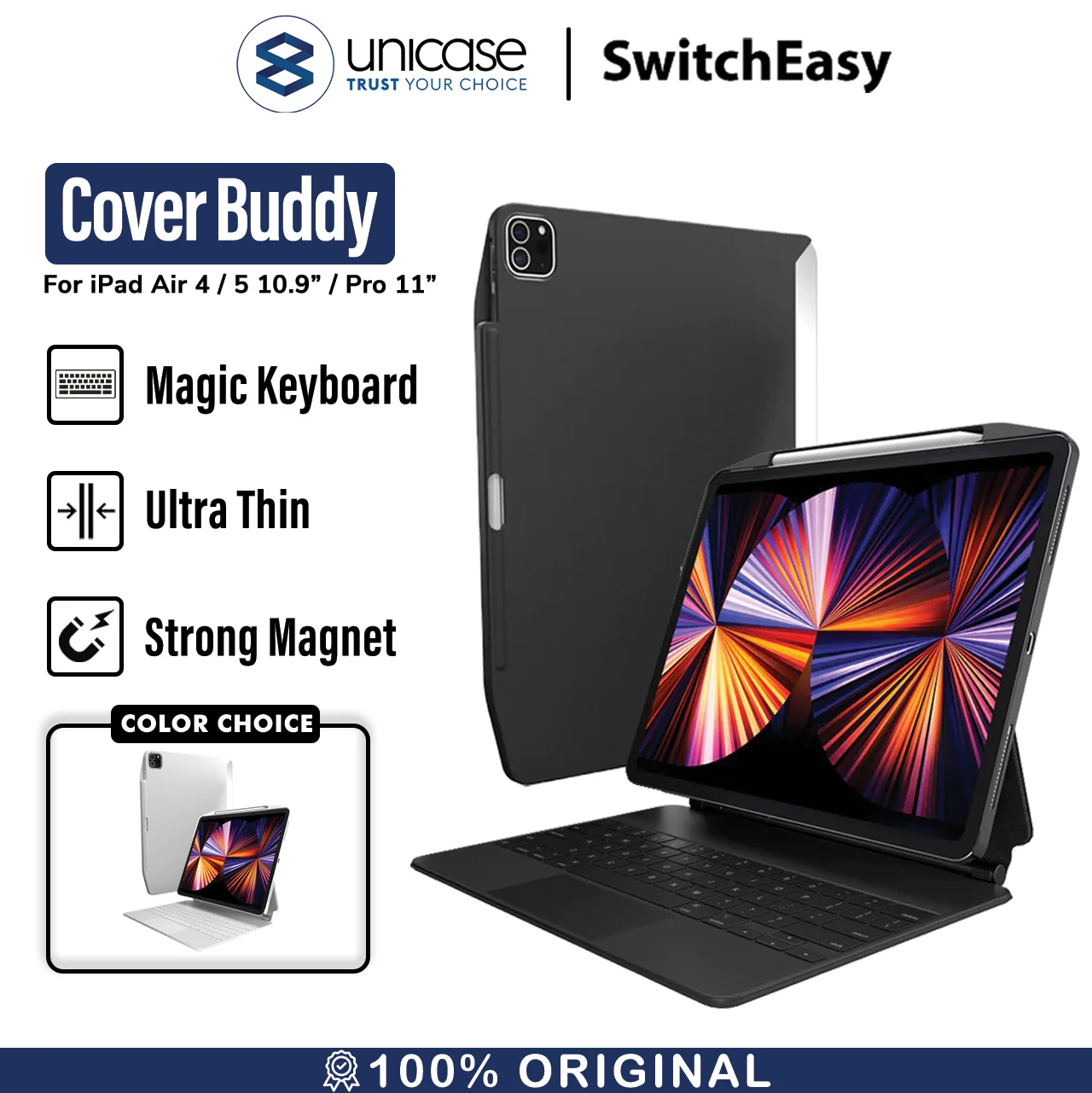 Case iPad Air 4/5 10.9 2022/2020 / Pro 11 2021 SwitchEasy CoverBuddy