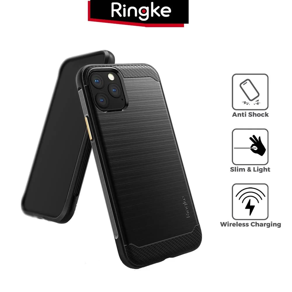 Case iPhone 11 Pro Max / 11 Pro / 11 Ringke ONYX Softcase Carbon Fiber