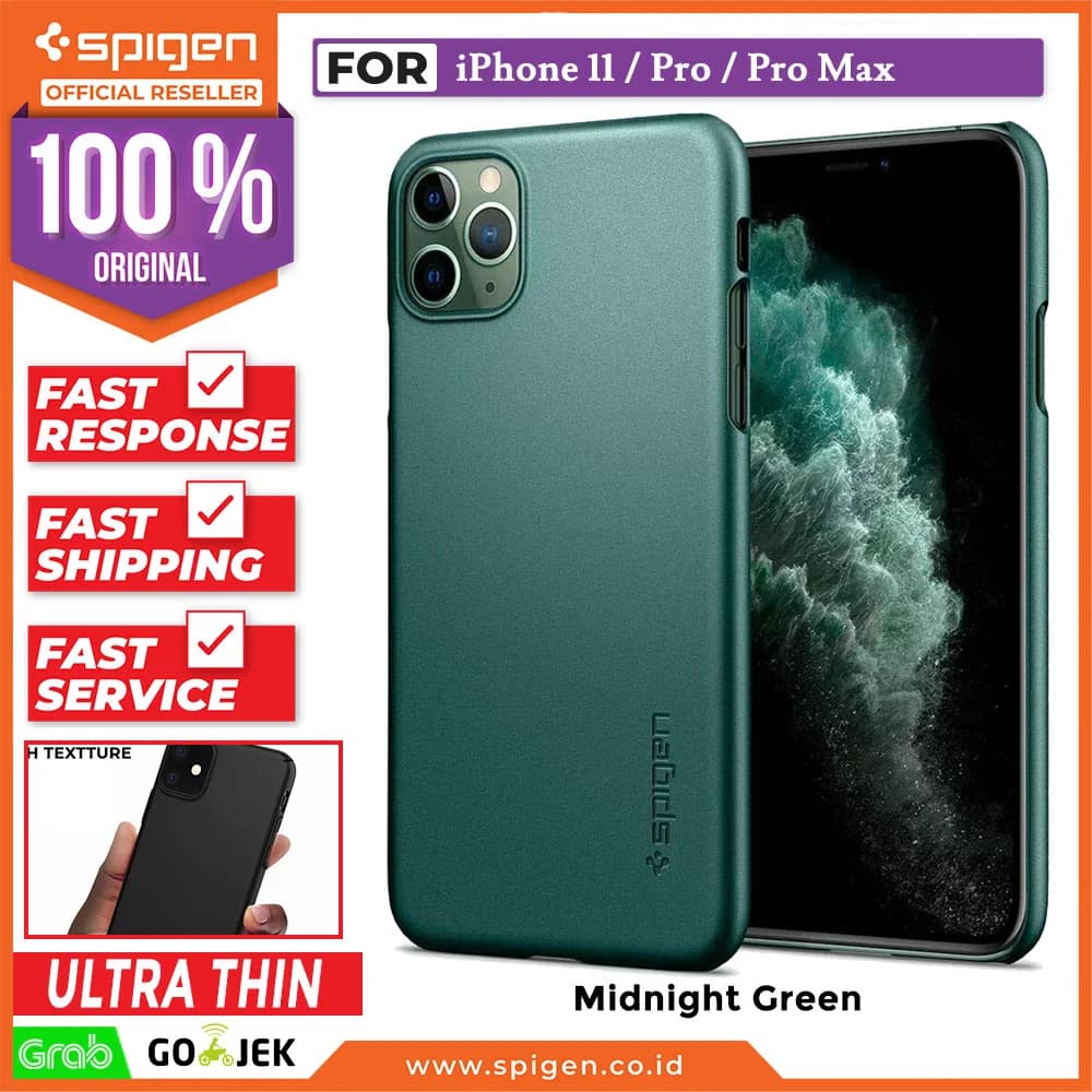 Case iPhone 11 Pro Max / 11 Pro / 11 Spigen Hardcase Thin Fit Casing
