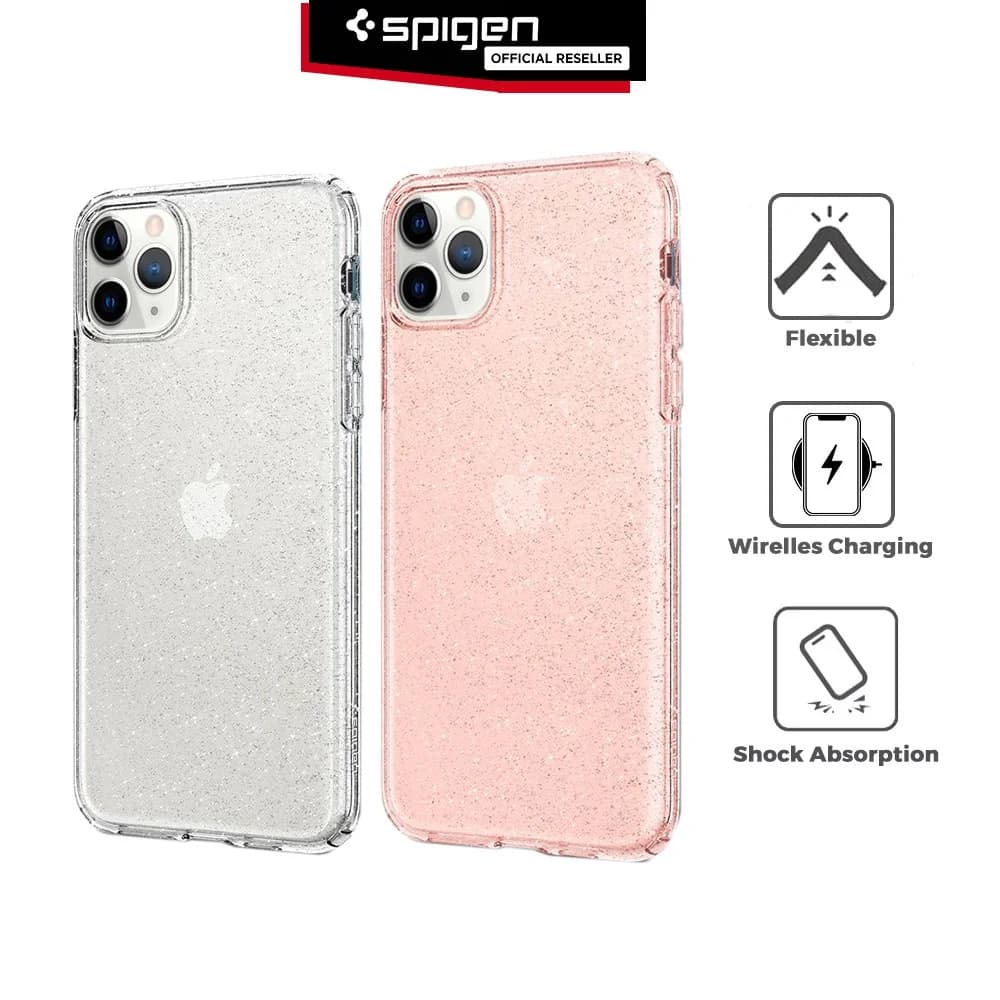 Case iPhone 11 Pro Max / Pro / 11 Spigen Liquid Crystal Glitter Casing