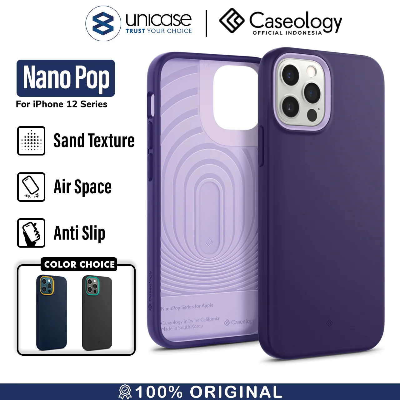 Case iPhone 12 Pro Max 12 Mini Caseology Nano Pop Softcase Casing