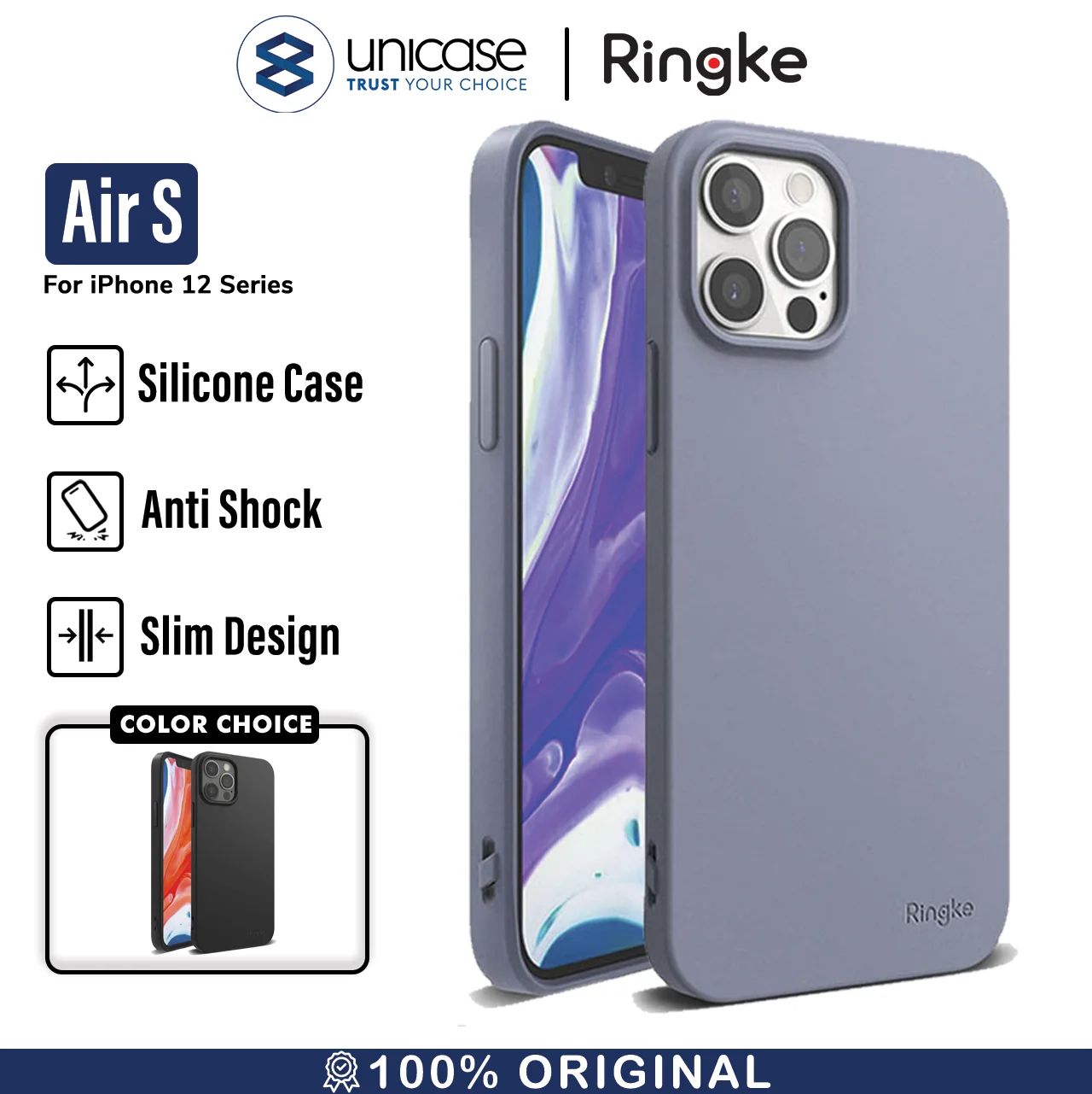Case iPhone 12 Pro Max 12 Pro Mini Ringke Air S Softcase Matte Casing