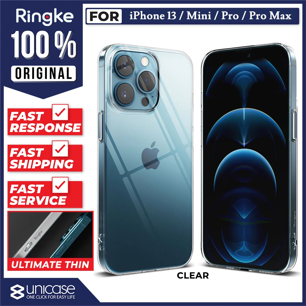 Case iPhone 13 Pro Max 13 Mini Ringke Slim Hardcase Ultra Thin Casing
