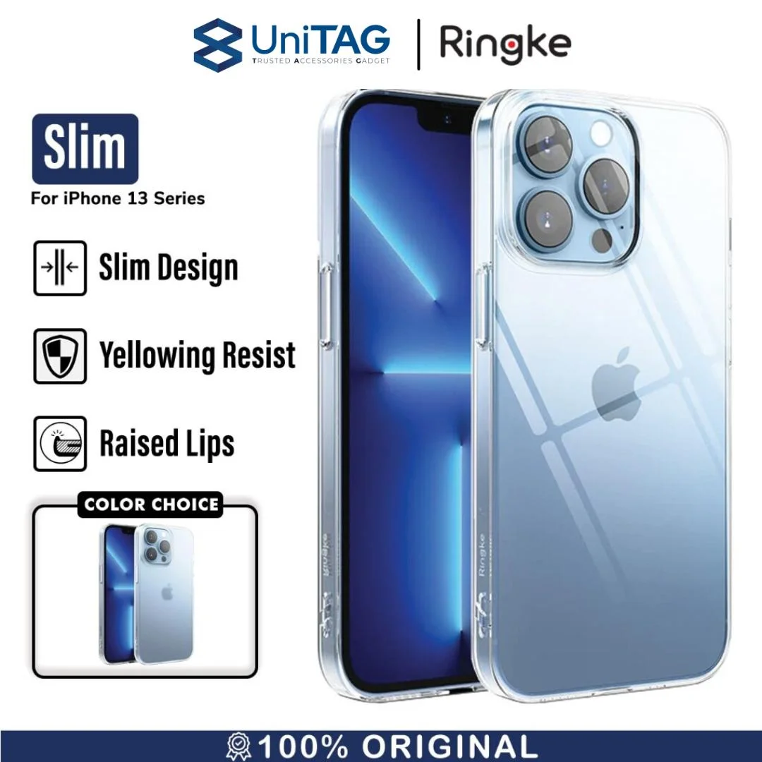 Case iPhone 13 Pro Max 13 Mini Ringke Slim Hardcase Ultra Thin Casing