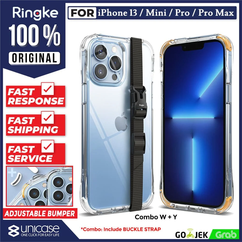 Case iPhone 13 Pro Max Mini Ringke Fusion Plus Anti Crack Clear Casing