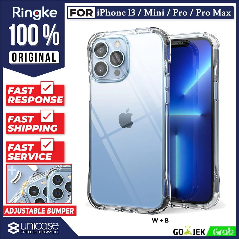 Case iPhone 13 Pro Max Mini Ringke Fusion Plus Anti Crack Clear Casing