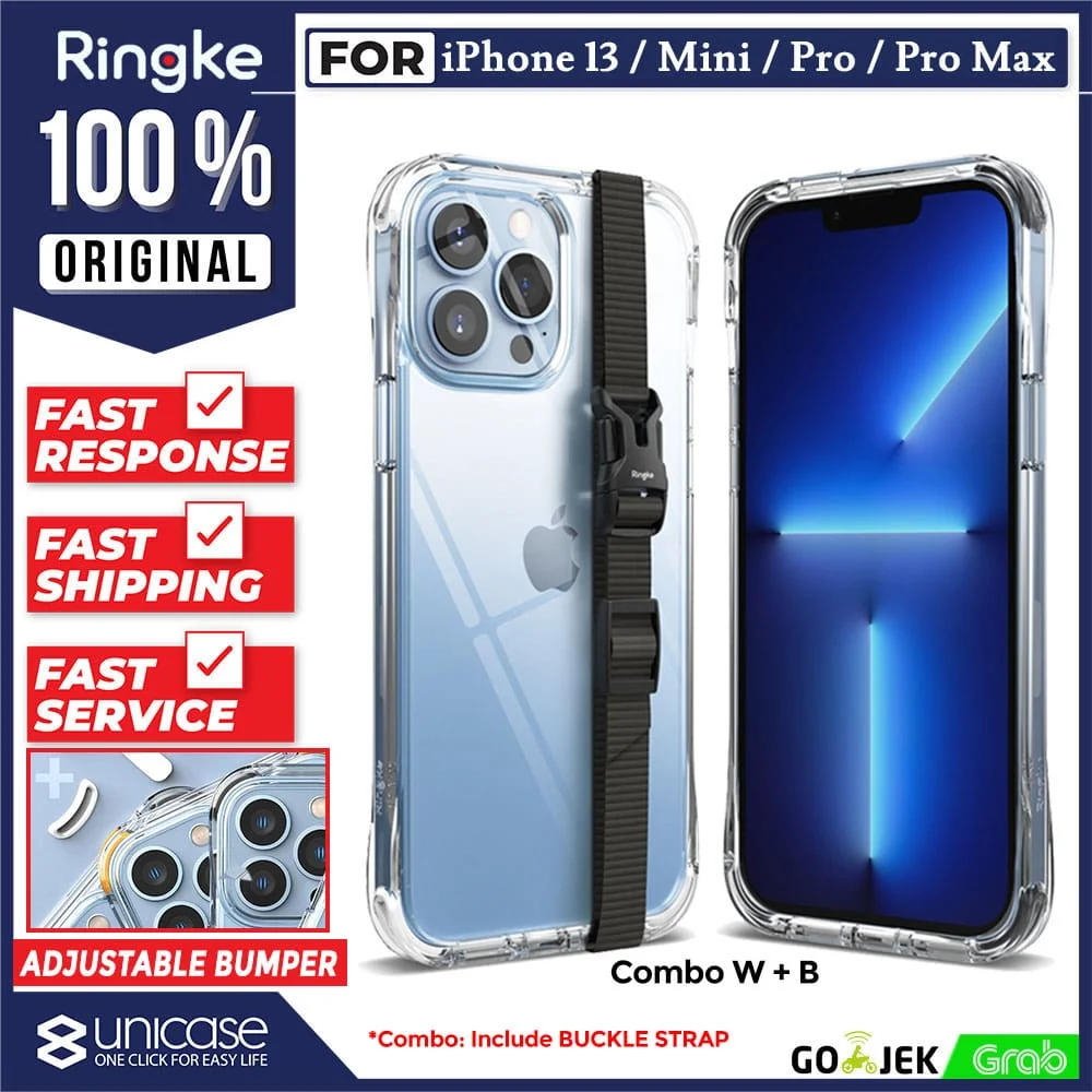 Case iPhone 13 Pro Max Mini Ringke Fusion Plus Anti Crack Clear Casing
