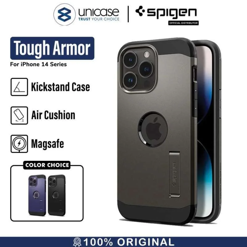 Case iPhone 14 Pro Max Plus Spigen Tough Armor MagSafe Hard Shockproof