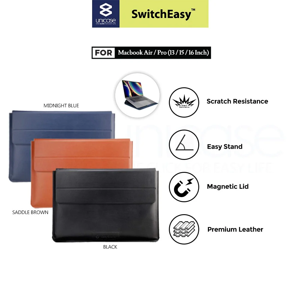 Case Macbook Air Pro 13 Inch SwitchEasy Easy Stand Sleeve Casing