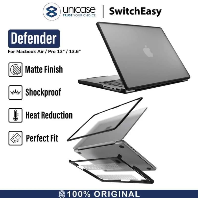 Case Macbook Pro 13/13.6 Air M2 2022 SwitchEasy Defender Cover Casing