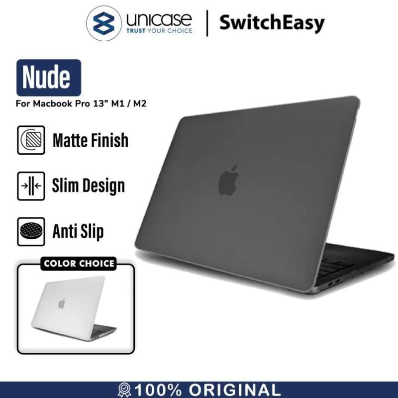 Case Macbook Pro 13 2016 2020 SwitchEasy Nude Hardcase Matte Clear
