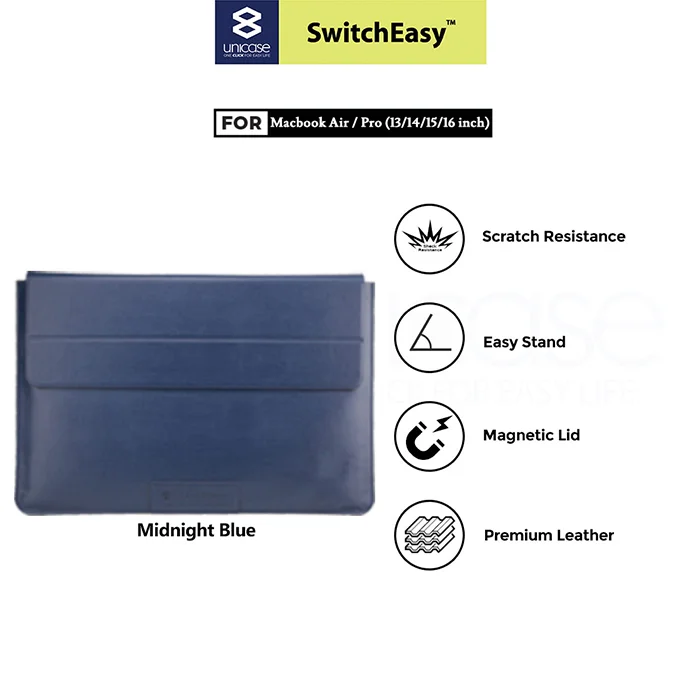 Case Macbook Pro/Air 16/14/13 Inch SwitchEasy Easy Stand Sleeve Casing